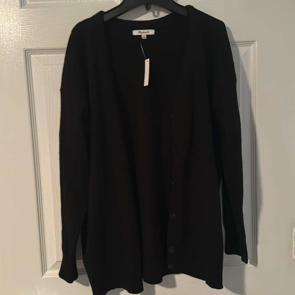 NWT Madewell V-Neck Relaxed Cardigan - S